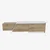 Hanah Home TV Komoda Zonas, 180x28,6x35 cm, Hrast