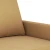 Dvosjed smeđi 120 cm baršunasti