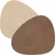 LINDDNA podstavek za kozarce, krivulja, Double, Cloud brown/Nupo Sand