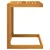 Vidaxl Mizica C oblike 42x40x50 cm trden akacijev les