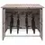 Drvarnica za bicikle 3 pcs Smeđa 216 x 207 x 158 cm Metal