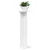 Stalak za biljke Bijeli 25 x 25,5 x 100,5 cm