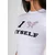Felicious Majica Love Yourself eozin/črna/off-bela