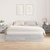 Krevet s ladicama Siva Sonoma 200 x 200 cm Konstruirano drvo