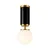 Opviq luster Moira-20205, 1 × E27, crni