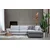Atelier del Sofa Ugaona garnitura Loop 4 95x85x246cm Siva