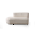 Atelier del Sofa Ugaona garnitura Pars Cream, 100x70x390 cm, Bež