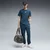 PUMA Essentials Block Tee Men, Clothing, Midnight Petrol, XL