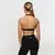 GymBeam Fierce Halter Sports Bra Black