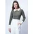 Trend Alacati Stili Ženska bluza dugih rukava Alc-X13511, Polo kragna, Siva