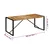 Vidaxl Jedilna miza 180x90x75 cm trden mangov les