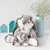 Plyšový zajačik Bunny Marius Histoire d’ Ours v darčekovom balení sivý 40 cm od 0 mes HO2297