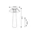 RABALUX Assen Spoljna stona lampa, Punjiva, LED, IP44, 5W, 40lm, Crna