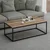 Hanah Home Klub sto Tiger 120x42x60cm Orah