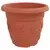 Okrugla saksija za cveće 24 pcs Crvena cigla O 34 x 28 cm