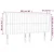 Vidaxl Vzglavje z ušesi modro 203x23x118/128 cm blago