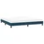 Vidaxl posteljni okvir brez vzmetnice temno modra 200x220 cm žamet