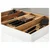 METOD / MAXIMERA Pod.orm.2front/2dnj/1srd/1vis.fiok, bela/Ringhult bela, 80x60 cm