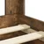 Krevetna konstrukcija s pohranom i uzglavljem Dimljeni hrast