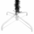 Usko božićno drvce crno 150 cm