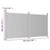 Vidaxl Ograjni panel siv 353x186 cm WPC