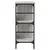 Komoda siva boja hrasta 102 x 32 x 73,5 cm konstruirano drvo
