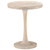 Vidaxl Stranska mizica O 60x75 cm trden mangov les
