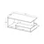 HANAH HOME Sto za dnevnu sobu Vera Mini White Walnut