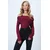 Trend Alacati Stili Ženska bluza Alc-X14557, Bordo