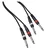 shumee CABLE4ME 2 x mono vtičnica 6,3 mm 2 x mono vtičnica 6,3 3 m