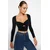Trendyol Milla ženska bluza Tpraw24Bz00027, crna