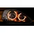 OEM Kristalni farovi Angel Eyes OPEL CORSA C (01-06), Crni