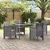 Vrtna stolica 4 pcs Svijetlo siva 53 x 49 x 85 cm Polipropilen