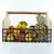 Hanah Home korpa za voće Wbask 001, crna / prirodno drvo