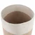 Set saksija za biljke 2 pcs Prirodna i bijela O 28 x 28 cm