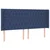 Krevet box spring s madracem LED plavi 200x200 cm od tkanine