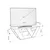 Hanah Home TV komoda Pipralla, 110x40x30 cm, Bela