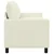 vidaXL Kavč Krem 156 x 81 x 87,5 cm Blago
