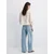 MANGO Bluza  pastelno rumena / zelena / bela