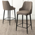HANAH HOME Set 4 barske stolice Enox Cappuccino Black