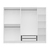 Hanah Home Garderober Kale-3805, 225x210x52 cm, Beli