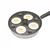 Frying pan for Benedict eggs, with lid, 21 cm - Kitchen Craft