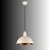 Opviq luster Echo-16100-E, 1 × E27, bež