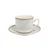PORCELAN SET ZA KAFU 160ml 6/1 (EMB/GLD) JH-ZYH160-1515