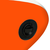 VIDAXL Set daske na napuhavanje za veslanje 366x76x15 cm narančasti
