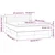 VIDAXL Box spring postelja z vzmetnico temno modra 140x190cm