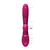 VIVE Kura Thrusting G-Spot Vibrator with Flapping Tongue and Pulse Wave Stimulator Pink