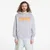 Thrasher Flame pulover grey mottled Gr. XL
