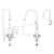 Quadron Set sudopere READY MAX TQ7744RMCZ, 1 korito, Crna