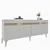 Hanah Home Konzola Hayat KB150, 150x80x35 cm, Antracit-srebrne boje